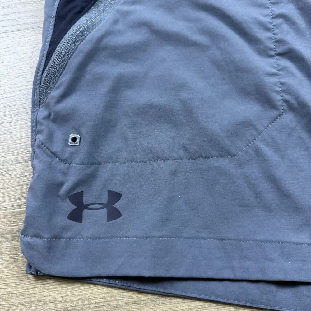 Under Armour Board Shorts Men 40x9 Fish Hunter Quick Dry Lightweight Blue
